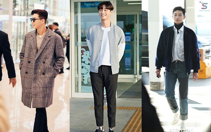 áo khoác đa dạng Park Seo Joon