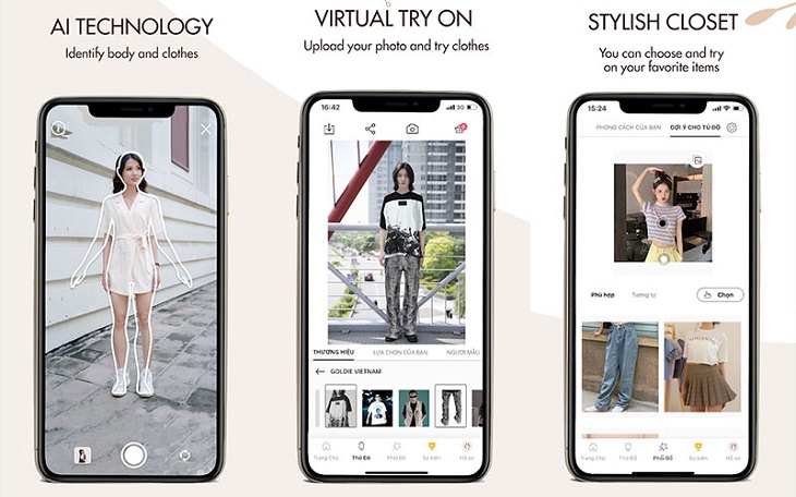 ứng dụng thử đồ smart fashion